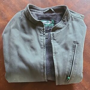Men's Arborwear fleece lined canvas vest.